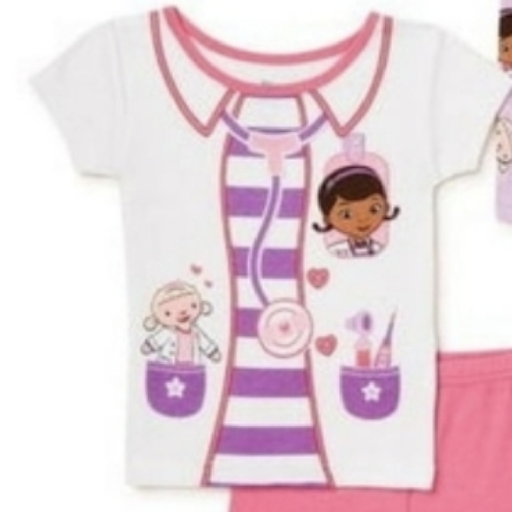 Disney Girls Doc McStuffins Short Sleeve Top 24m